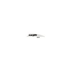 Plumes WAV 2.0 pouces AAE Arizona Blanc x 50