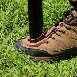 REPOSE CANON EN CUIR POUR FUSIL - CHASSE-BALL-TRAP - MARRON - LIVRAISON GRATUITE