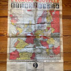 CARTE L'Europe Nouvelle Vers 1919