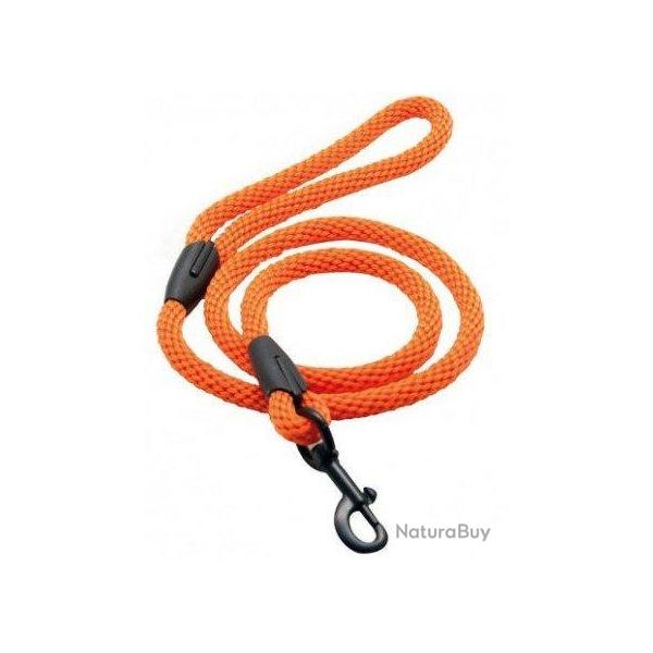 Laisse en corde tress�e orange STEPLAND