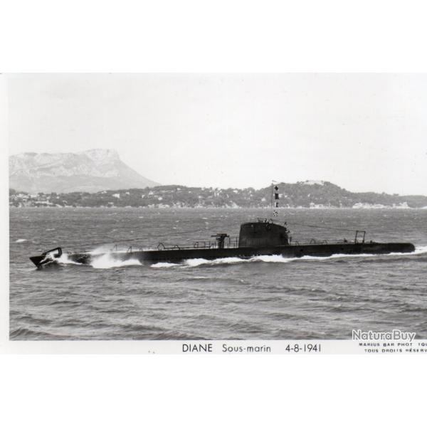 Carte Postale Sous-marin Diane 4-8-1941 -N�7860