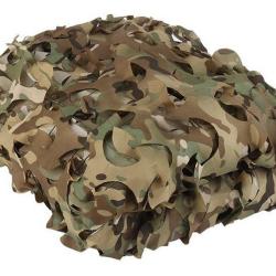 DESTOCKAGE - FILET DE CAMOUFLAGE MULTI CAMO 3X4M