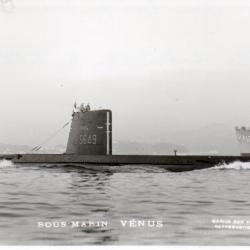 Carte Postale SOUS-MARIN V&Eacute;NUS -N&deg;7862