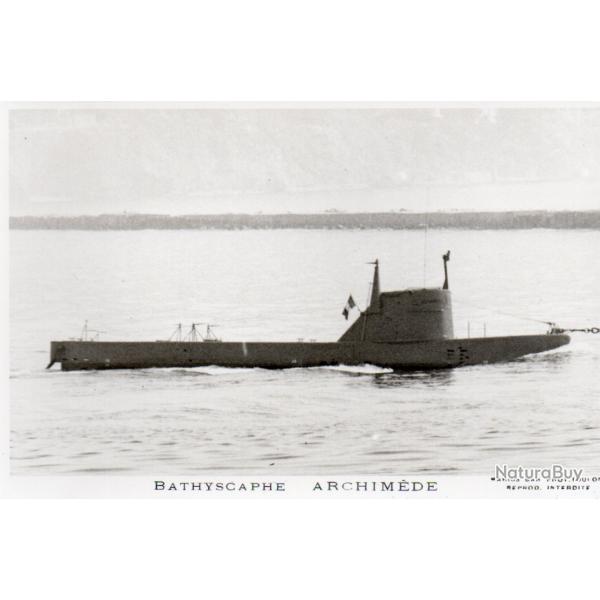 Carte Postale Batiscaphe Archimede -N�7865