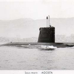 Carte postale Sous-marin Agosta S620 -N&deg;7868