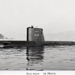 Carte postale Sous-marin LA PRAYA -N&deg;7869