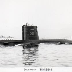 Carte postale Sous-marin BEVEZIERS -N&deg;7870