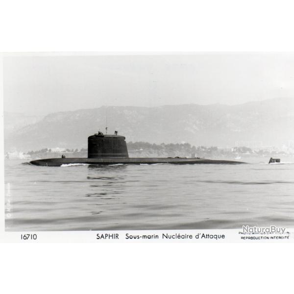 Carte Postale Sous-marin Nucl�aire d'Attaque Saphir N�7873