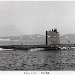 Carte Postale Sous-marin SIR&Egrave;NE -N&deg;7876