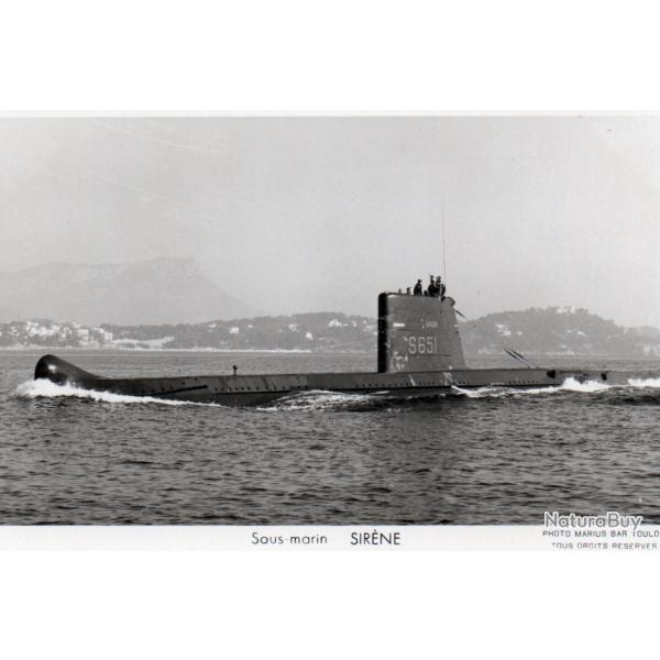 Carte Postale Sous-marin SIR�NE -N�7876