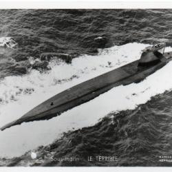 Carte postale Sous-marin LE TERRIBLE N&deg;7881