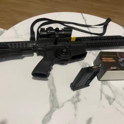 Schmeisser BA15 22LR + Viseur Lunette Couleur Eclair&eacute; + Elements de S&eacute;curit&eacute; COMPLET