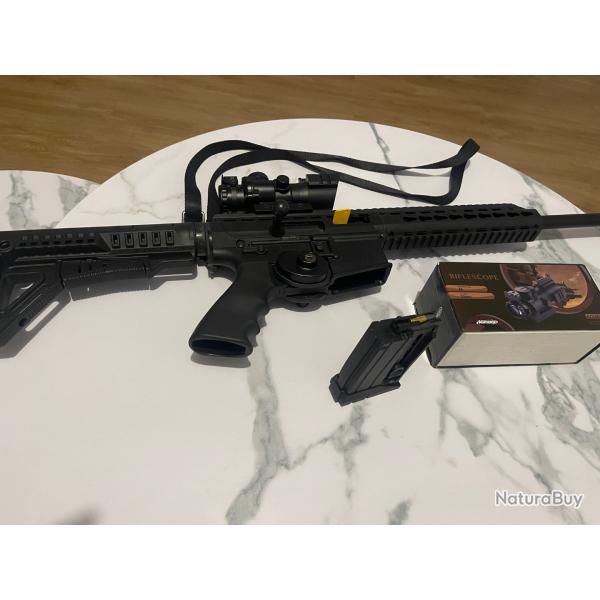 Schmeisser BA15 22LR + Viseur Lunette Couleur Eclair� + Elements de S�curit� COMPLET