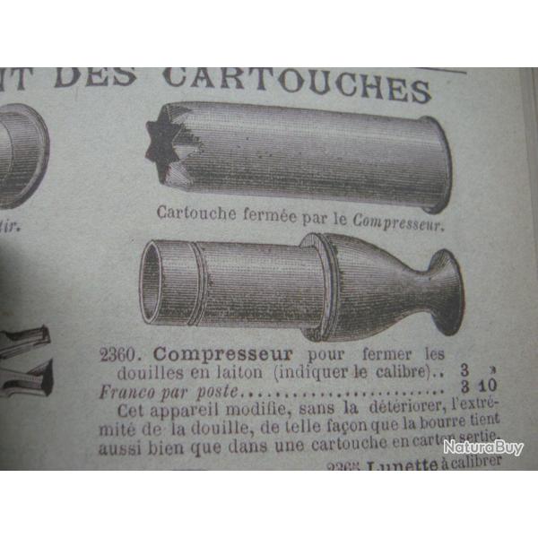 COMPRESSEUR POUR CARTOUCHES METALLIQUES