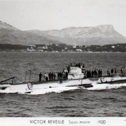 Carte Postale Sous-marin Victor Reveille 1920 -N&deg;7884