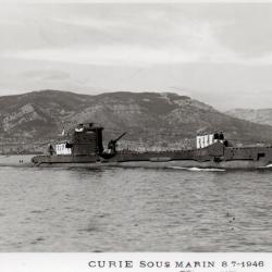 Carte Postale CURIE SOUS MARIN 87-1946 -N&deg;7885