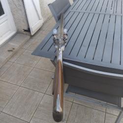 Fusil juxtapos&eacute; d'&eacute;poque a Silex poudre noire