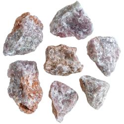 Pierres brutes aventurine rouge - 4 &agrave; 7 cm - Lot de 2