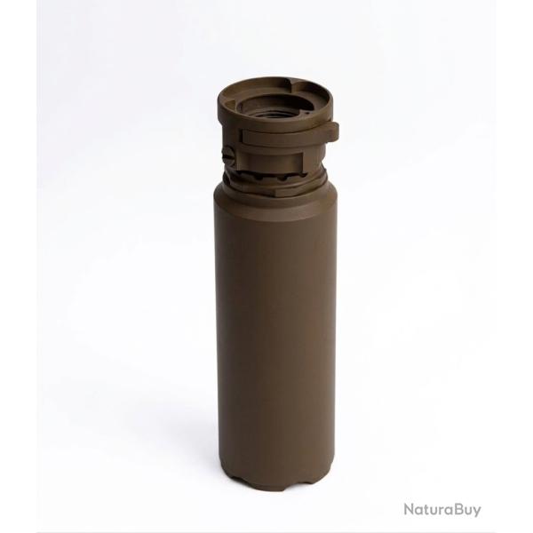 Silencieux Ase Utra Dual 556-Boreloch Short - Cerakote Coyote Brown