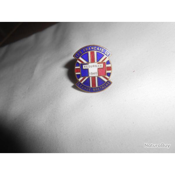 insigne appel du 18 juin alliance Fransaise de londres