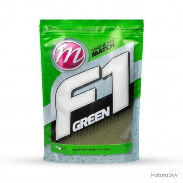 MAINLINE AMOR�E F1 GREEN 1KG MAINLINE