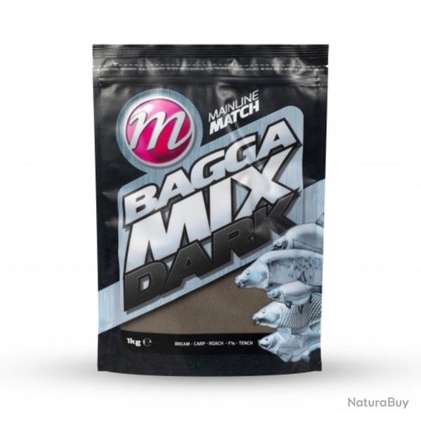 MAINLINE AMOR�E BAGGA MIX DARK GROUNDBAIT 1KG MAINLINE