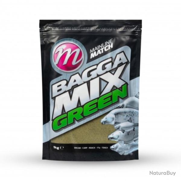 MAINLINE AMOR�E BAGGA MIX GREEN GROUNDBAIT 1KG MAINLINE