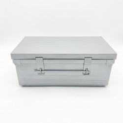 Malle m&eacute;tallique finition ALU vernis HERMENT