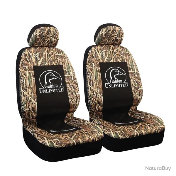 Housses de si�ges avant Gabion� - Camo roseau extensible pour voiture