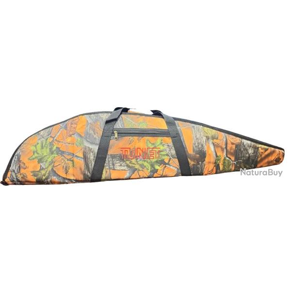 Fourreau TUNET carabine MEDIUM camo ORANGE 120cm