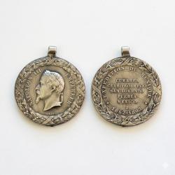 Napol&eacute;on III Campagne du Mexique reproduction 35 mm