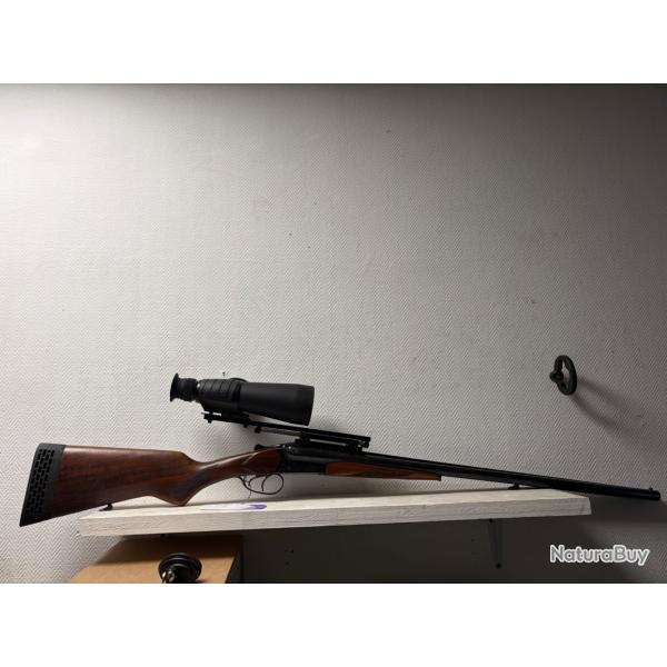 Occasion baikal ij43 cal.12/70 can.72.5 cm 1/2 full + 1/2 jumelle waldberg 9x63 + amortisseur