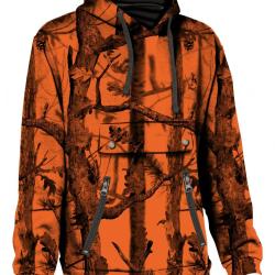 Promo ! Sweat Shirt &agrave; Capuche Ghostcamo Percussion Blaze Black