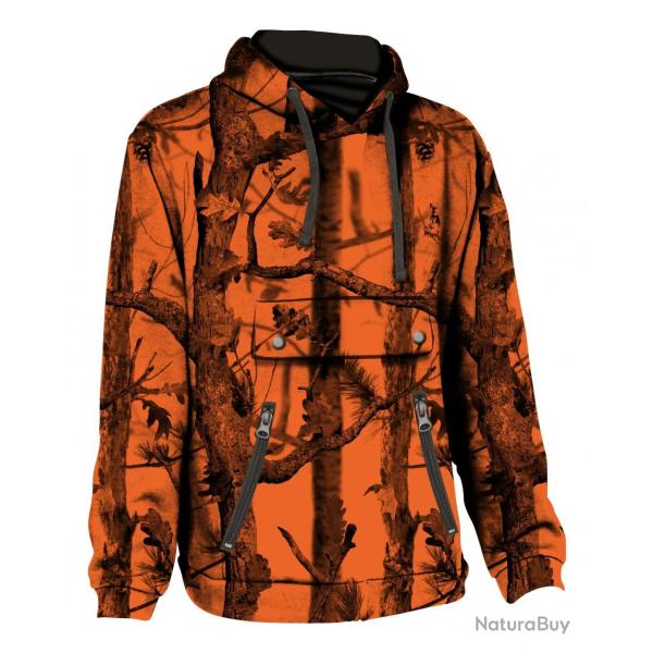 Promo ! Sweat Shirt � Capuche Ghostcamo Percussion Blaze Black