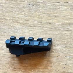 AUDERE Rail additionnel picatinny 45 mm de long pour montage Audere Levitas et PSR ScopeLink Rail