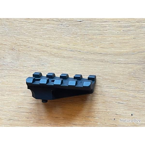 AUDERE Rail additionnel picatinny 45 mm de long pour montage Audere Levitas et PSR ScopeLink Rail