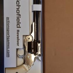 Revolver Schofield Acier Gris / Bleu