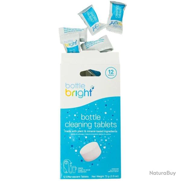 Tablettes de nettoyage Hydrapak Bottle Bright (lot de 12)