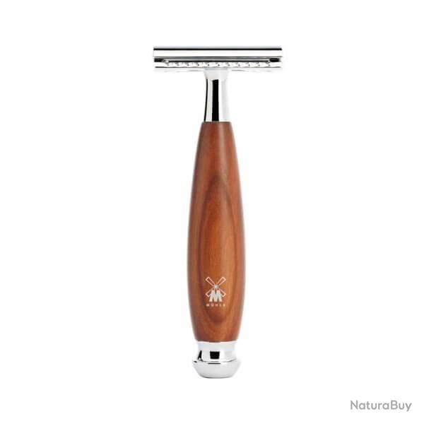 Rasoir Muhle Vivo lame de s�curit� et manche Prunier
