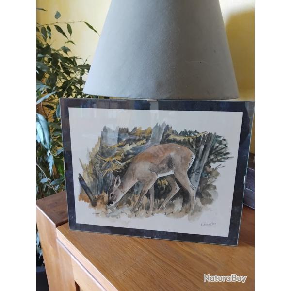 Reprographie biche G�rald Bressler 21x27cm