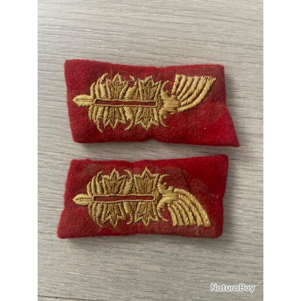 une paire de pattes de cols de g�n�ral ww2