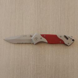 Couteau de S&eacute;curit&eacute; Pliant Balad&eacute;o Lame 9cm micro-dent&eacute;e