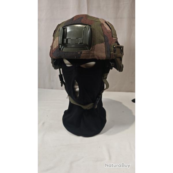 Casque Gallet MSA avec couvre casque F�lin camo CE SAGEM taille M