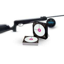 PACK CARABINE SR1200S C4.5 19.9J + PLOMBS + CIBLES + PORTE CIBLE