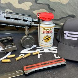 HUILE DRNCH POUR ARME &Agrave; FEU ZASTAVA 250ML EN A&Eacute;ROSOL + BURETTE (SERBIE)