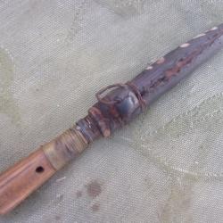 couteau africain avec gaine 22 cm