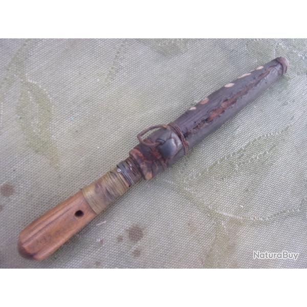 couteau africain avec gaine 22 cm