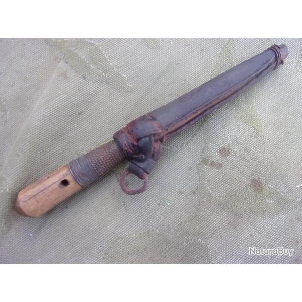 couteau africain avec gaine 23 cm