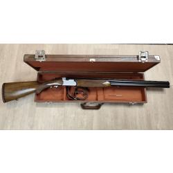 Fusil superpos&eacute; BERETTA mod&egrave;le S 56 E - Cal 12/70 - 71 cm + Mallette et sangle (Occasion)