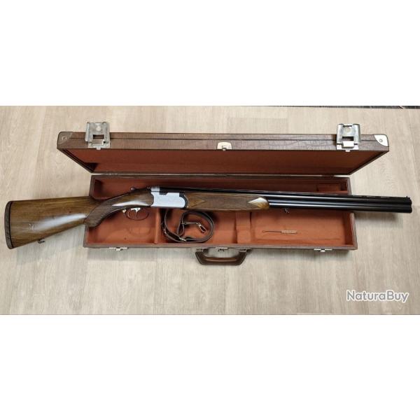 Fusil superpos� BERETTA mod�le S 56 E - Cal 12/70 - 71 cm + Mallette et sangle (Occasion)